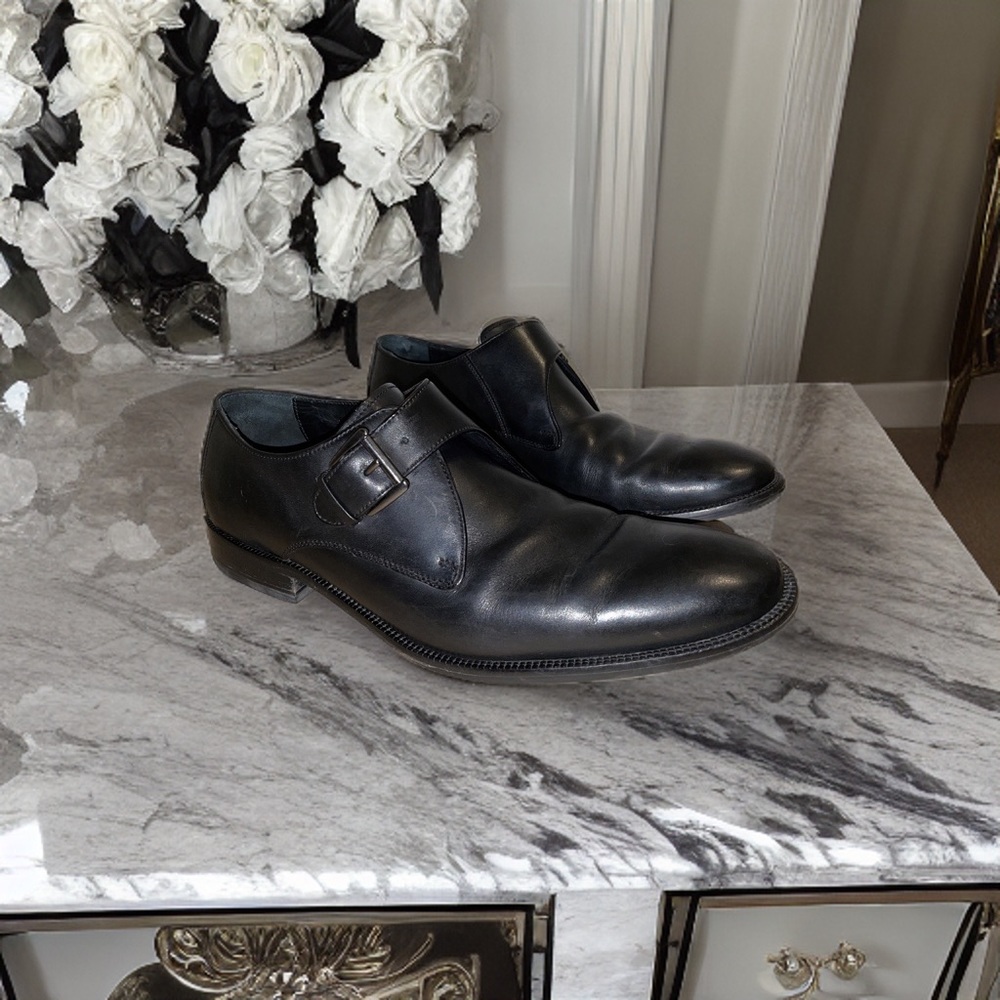 COLE HAAN SINGLE MONK STRAP DRESS SHOES SZ:10